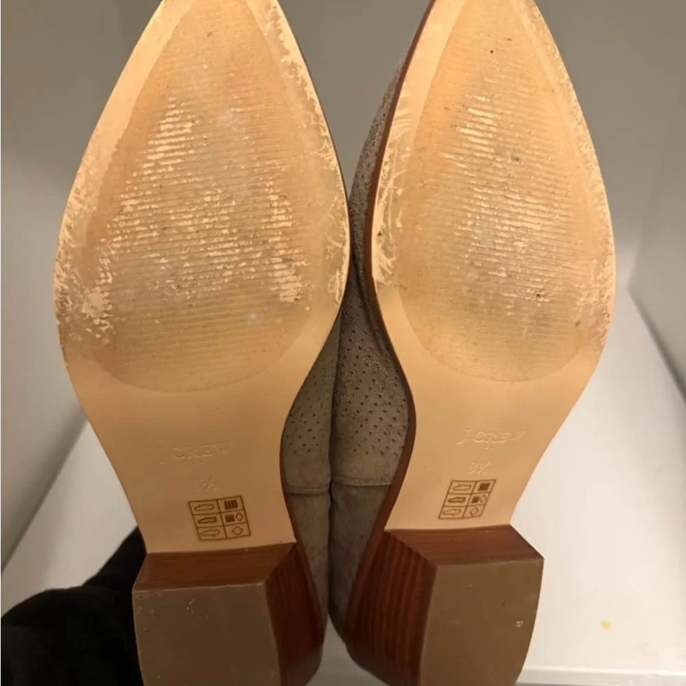 J. Crew Taupe Ankle Boots - Picture 4 of 4